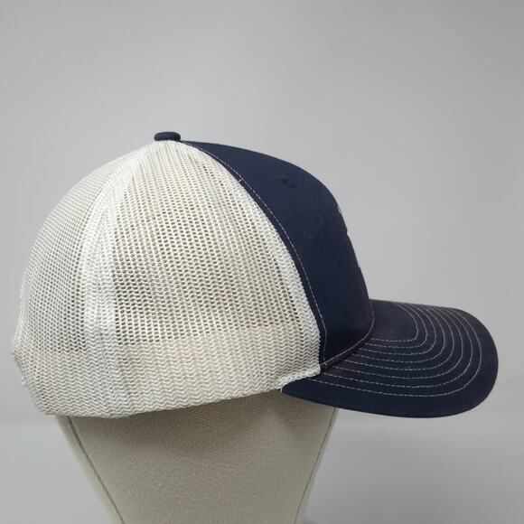 Texas Star Snapback Mesh Back Trucker Hat Blue One Size Richardson - Picture 5 of 10